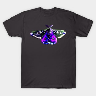 Purple Moth Abstract T-Shirt